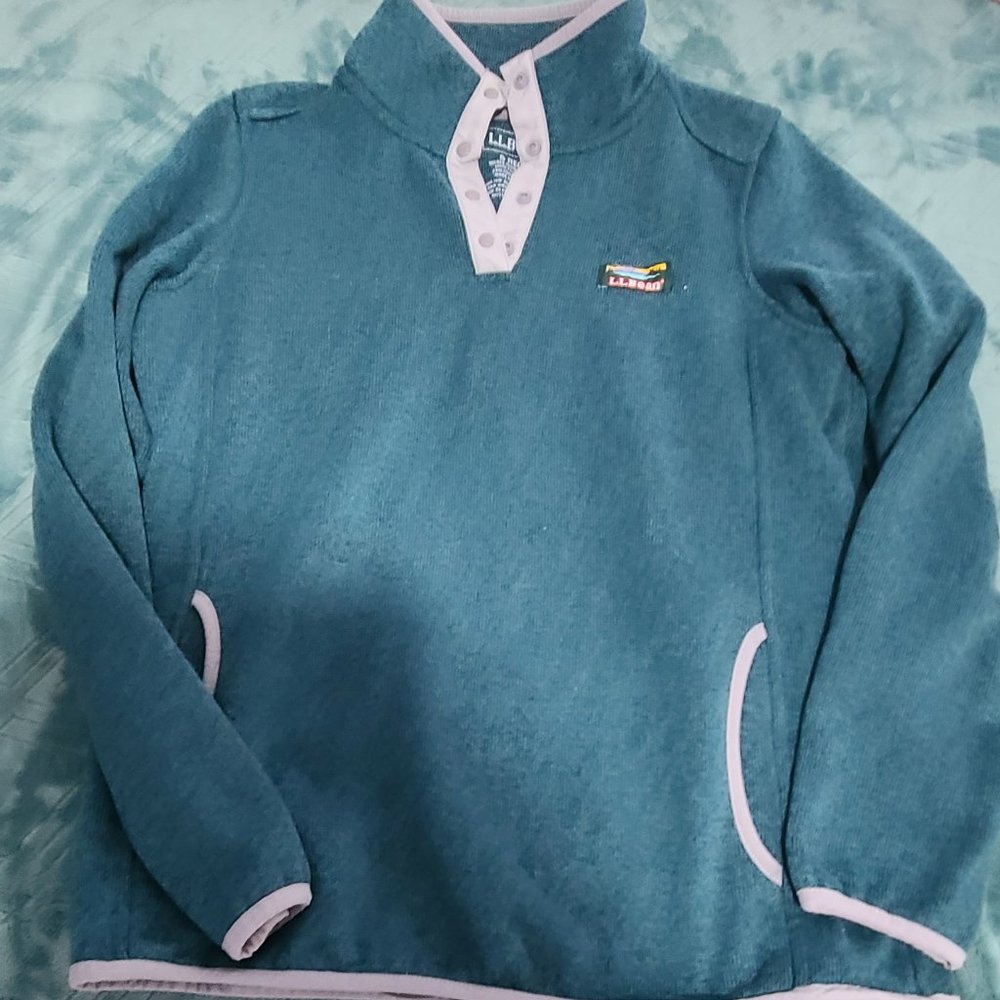 L.L. Bean Sweater Fleece Pullover
